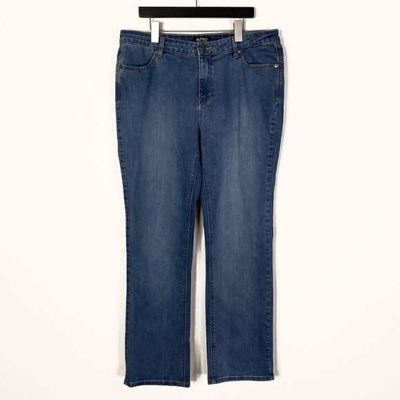 CLEARANCE - Buffalo David Bitton Boulevard Mid Rise Straight Leg Jeans - Picture 1 of 6